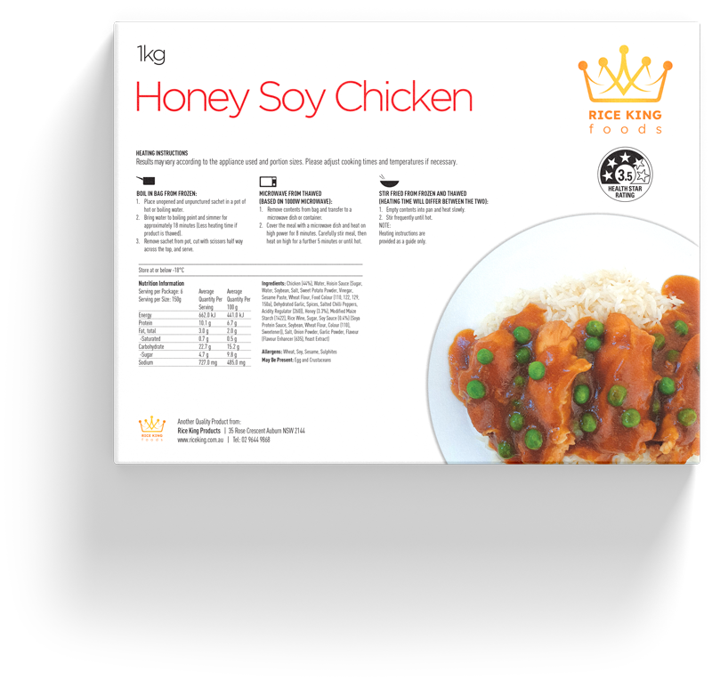 Honey Soy Chicken Boil Bag