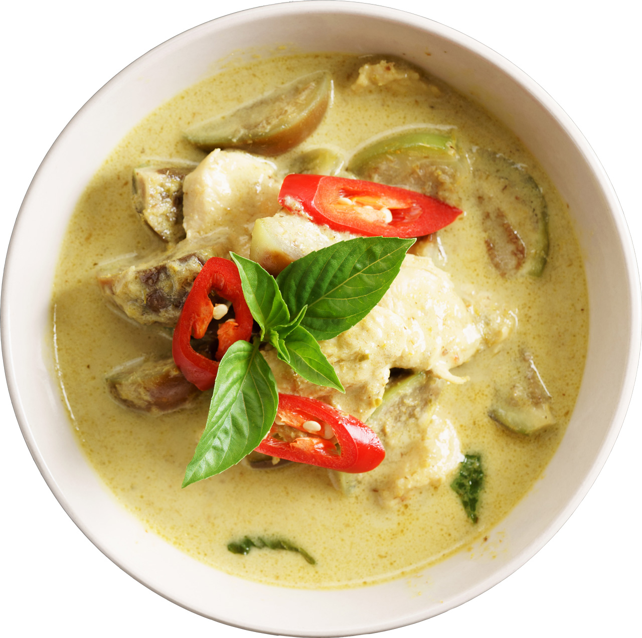 Thai Green Chicken Curry Dish
